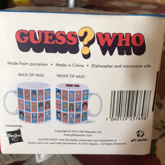 New Hasbro 2013 Guess Who Mug - Picture 3 of 4